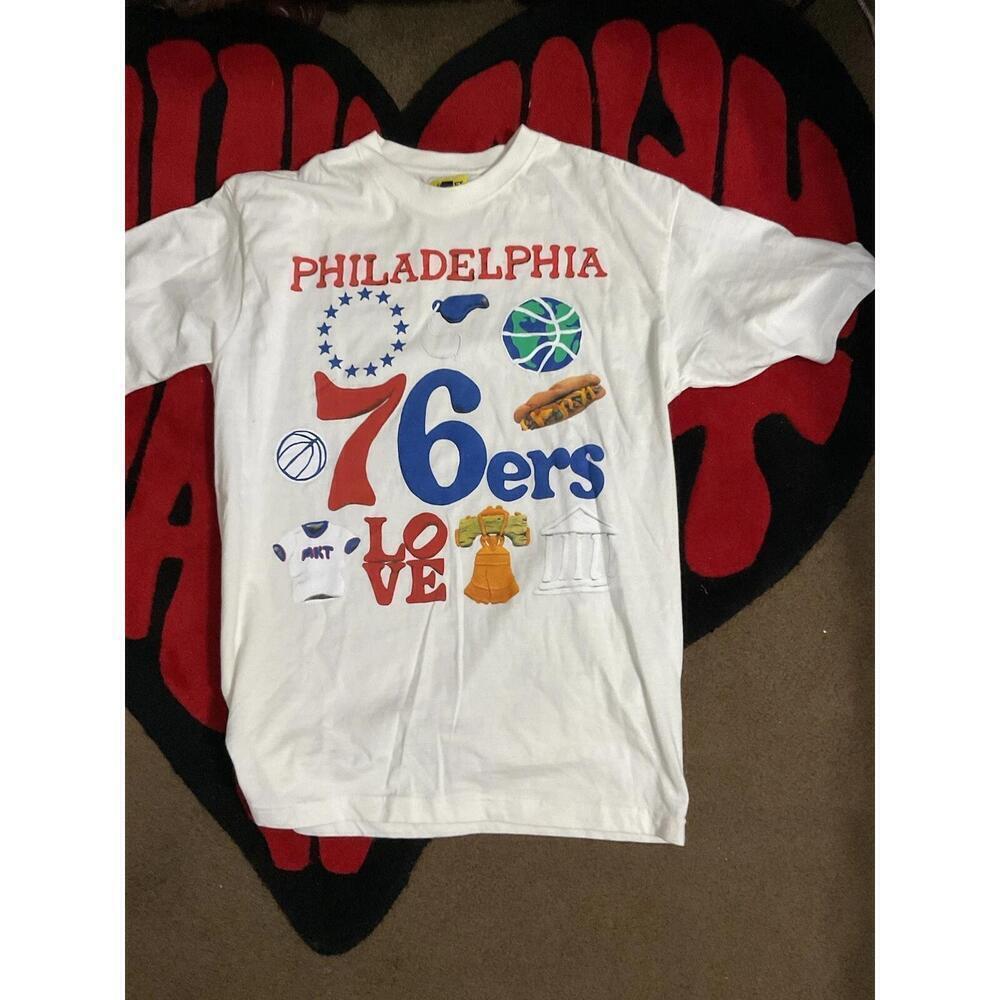 Chinatown Market X Philadelphia 76Ers T Shirt L
